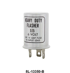 TURN SIGNAL FLASHER FOR TURN SIGNAL KIT - 6 VOLT, 3 PRONG