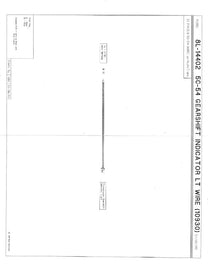 GEAR SHIFT INDICATOR LIGHT WIRE - 51 PASSENGER, 51-54 MERCURY