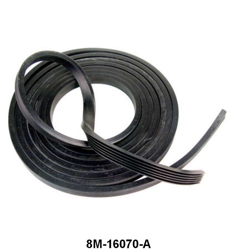 FRONT FENDER AND INNER APRON ANTI-SQUEAK - 49-51 PASS/MERC 15' RUBBER