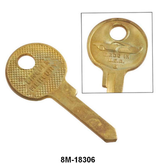 TRUNK LID HANDLE KEY BLANK - 49-50 MERCURY