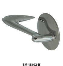 DOOR/FENDER MOUNT MIRROR - 49-51 MERC RH OR LH HAND W/PAD & MOUNTING BRACKET