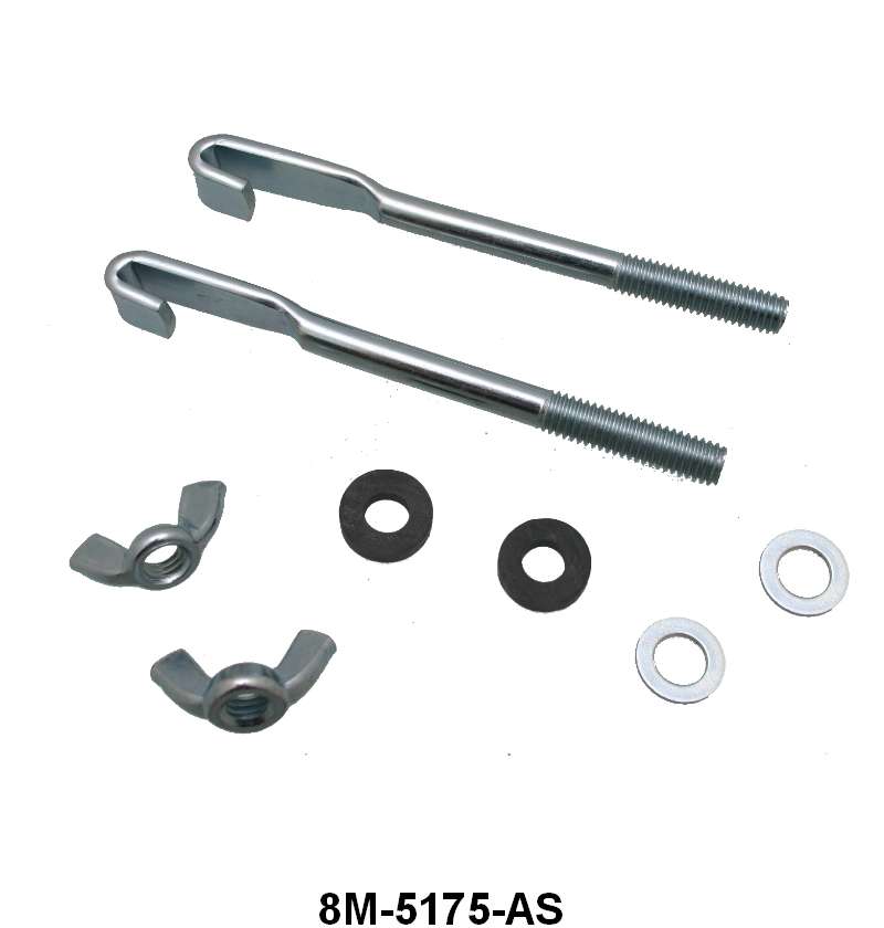BATTERY HOLD DOWN BOLT KIT - 49-53 PASS/MERC 5-1/4"