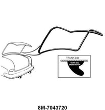 TRUNK LID SEAL - 49-51 MERCURY