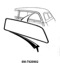 DOOR & QUARTER WINDOW GLASS TO WOOD SEAL - 49-51 WAGON
