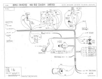 UNDER DASH TO ENGINE WIRES (COWL HARNESS) - 48-50 F-1/F-3, V8