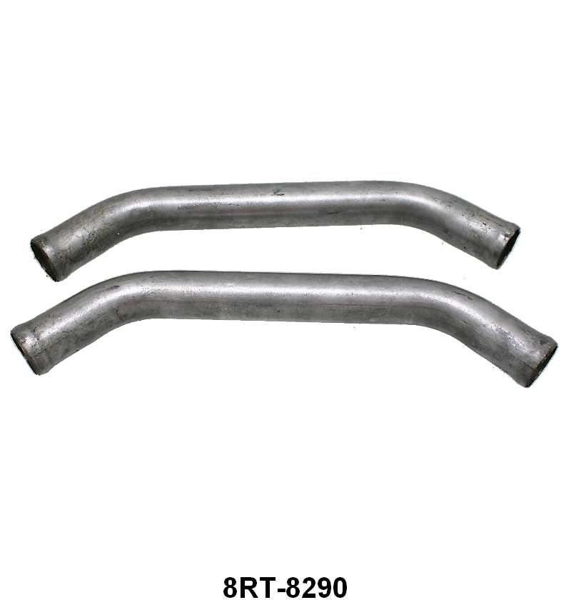 UPPER RADIATOR PIPES - 48-52 F-1/F-3 V8 NEED RUBBER HOSES