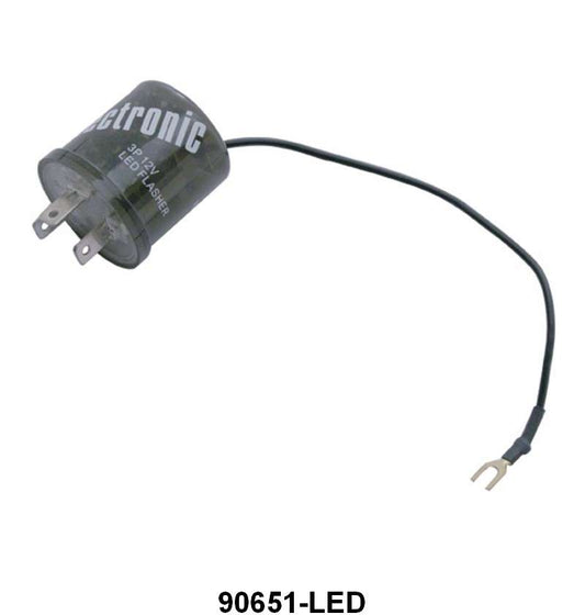 UNIVERSAL LED TURN SIGNAL FLASHER - 12 VOLT, 3 PRONG