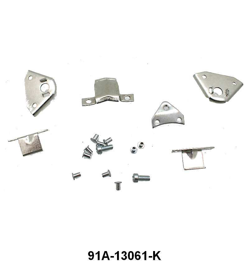 HEADLIGHT BUCKET AND LENS MOUNTING KIT - 39 DELUXE PASSENGER, 39 MERCURY