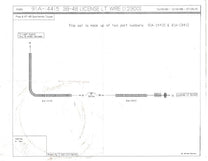 LICENSE PLATE LIGHT WIRE - 38-40 PASSENGER, 39-40 MERCURY