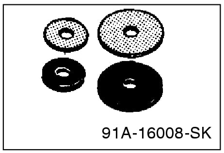 FENDER WASHER KIT - 39-40 PASS/MERC, 40-41 PU, 60 pieces