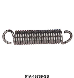 HOOD ARM SUPPORT SPRING - 39-48 PASS (NO MERC), 39- 47 PICKUP STAINLESS