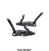 HOOD HINGE BRACKETS - 38-40 PASS, 38-41 SEDAN DELIVERY, BLACK