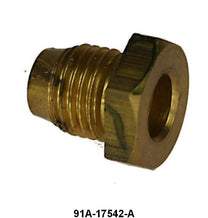 VACUUM WIPER TUBE TO INTAKE MANIFOLD BRASS NUT - 33-40 ALL