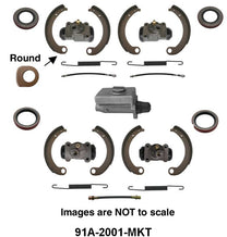HYDRAULIC BRAKE OVERHAUL KIT - 39-42 PASS/MERC, 39-42 PICKUP