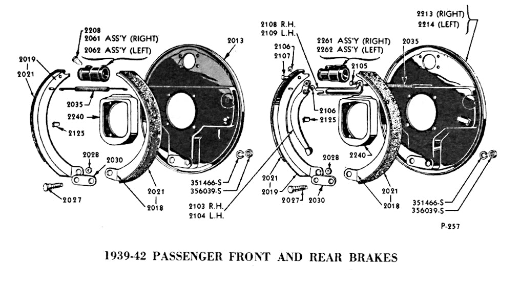 BRAKE SHOE CAM - 39-42 PASS/MERC/PICKUP