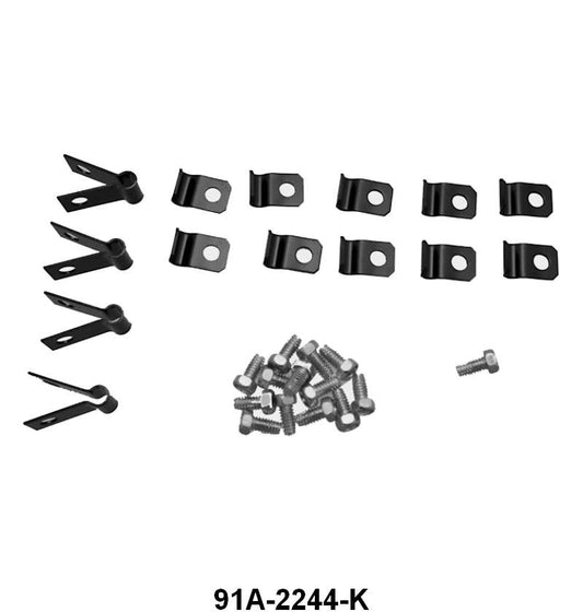 BRAKE LINE CLIP KIT - 39-48 PASS/MERCURY, 39-41 PICKUP