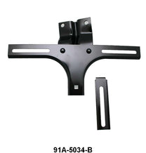 FRONT LICENSE PLATE BRACKET - 39 DLX-40 PASS, 39-40 MERC, 40-41 PU BLACK