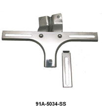 FRONT LICENSE PLATE BRACKET - 39 DLX-40 PASS, 39-40 MERC, 40-41 PU STAINLESS