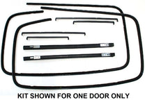 REAR DOOR WINDOW CHANNEL KIT - 39-40 4 DOOR SEDAN