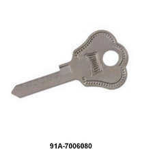 GLOVE BOX AND TRUNK HANDLE KEY BLANK - 39-48 PASS/MERC "HURD"