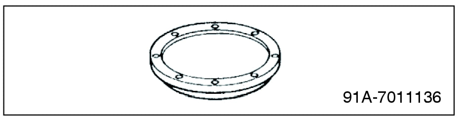 MASTER CYLINDER FLOOR HOLE COVER - 39-51 PASSENGER, 39-52 PICKUP