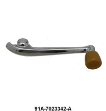 WINDOW CRANK - 39 PASS CHROME WITH YELLOW KNOB