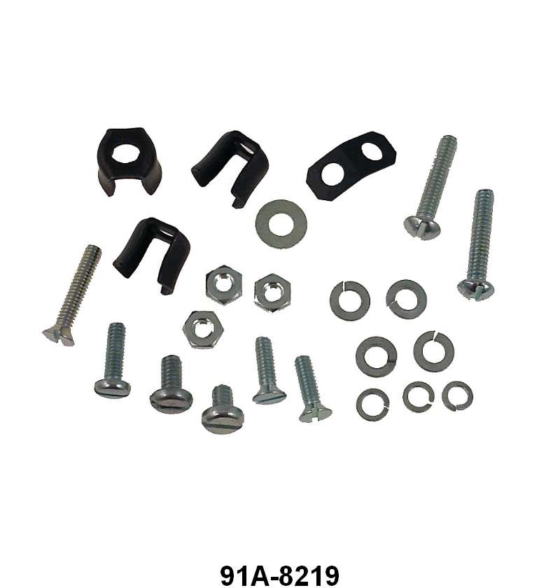 HOOD ORNAMENT HARDWARE KIT - 39 DELUXE, 40 PASSENGER, 40 PICKUP