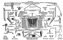LOWER FRONT OF HOOD TRIM - 39 PASSENGER DLX