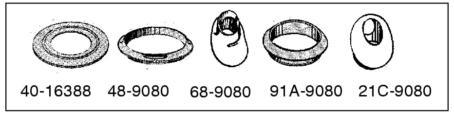 GAS FILLER NECK GROMMET - 39-40 PASS/MERC, 39-41 PICKUP