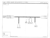 TAIL LIGHT WIRING HARNESS - 39-40 MERCURY