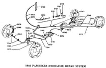 REAR BRAKE LINE FITTING - 41-48 PASS 39-48 MERC