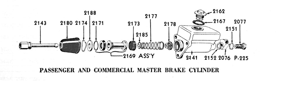 MASTER CYLINDER BRASS FITTING - 41-48 PASS, 39-48 MERCURY