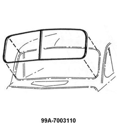 WINDSHIELD SEAL - 39-40 MERCURY ALL BODY STYLES