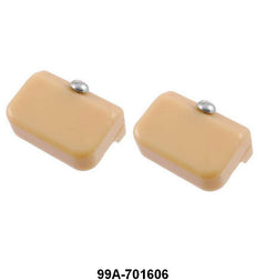 FRONT ASH TRAY KNOB - 39 MERCURY LIGHT PEACH