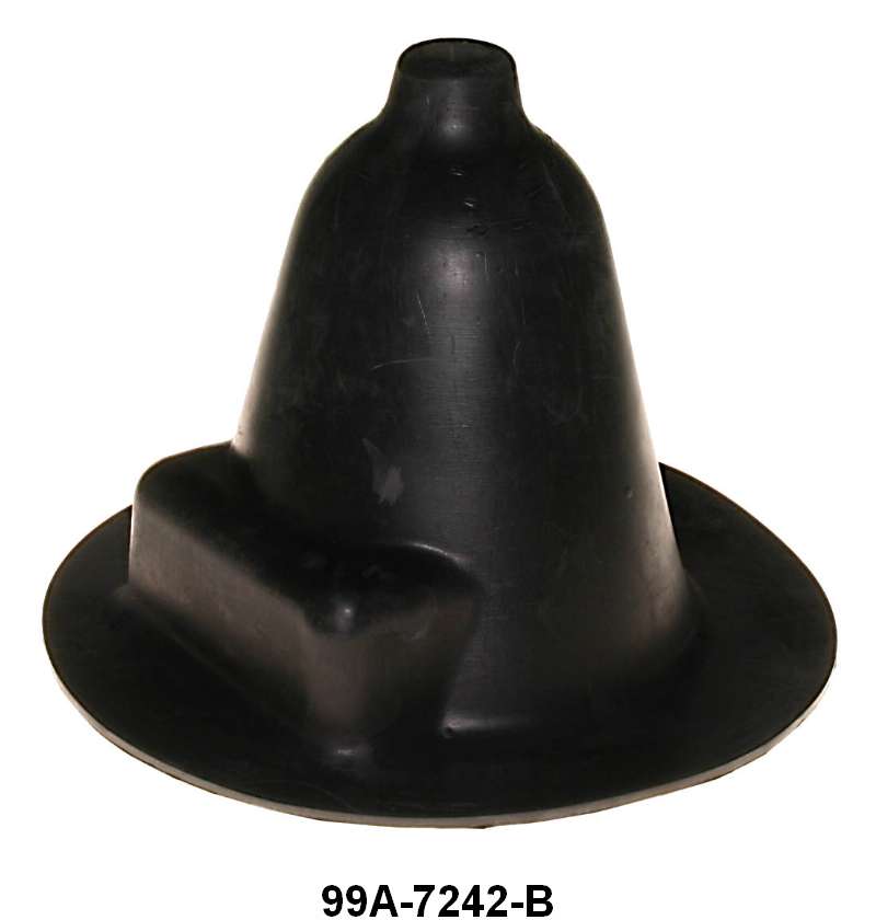 GEAR SHIFT LEVER BOOT - 35-39 PASS, 35-50 PICKUP 3 spd BLACK