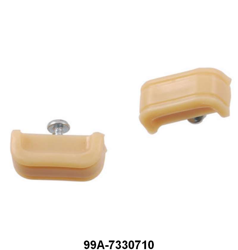 REAR SEAT ASH TRAY KNOBS - 38 MERCURY 4DR SEDAN LIGHT PEACH