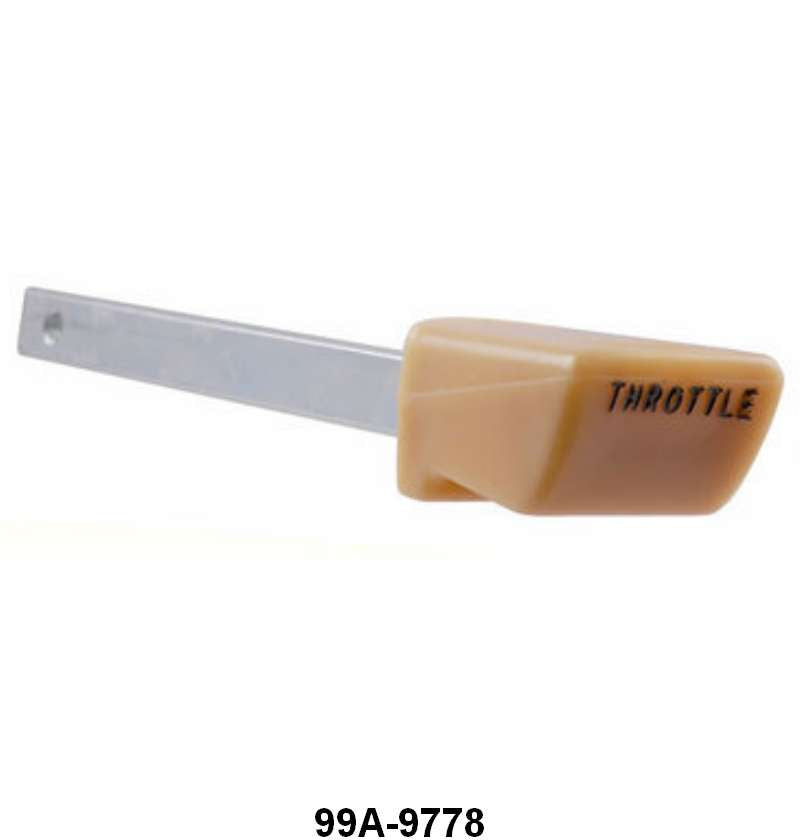 THROTTLE CABLE/ROD KNOB - 39 MERCURY LIGHT PEACH