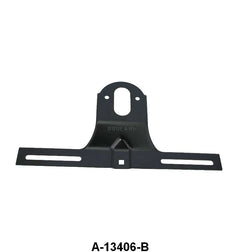 TAIL LIGHT LICENSE PLATE BRACKET - 32-48 WGN, 32-56 PU 57-66 STEPSIDE PU BLACK