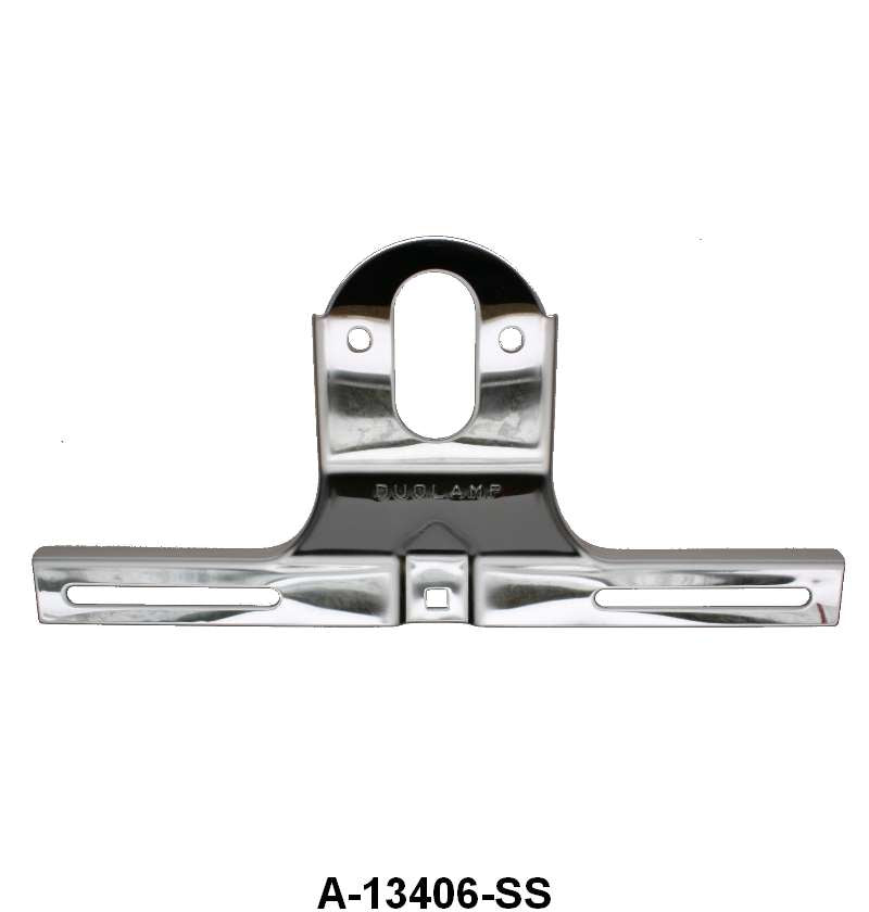 TAIL LIGHT LICENSE PLATE BRACKET - 32-48 WGN, 32-56 PU 57-66 STEPSIDE PU STAINLE