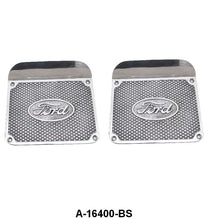 RUNNING BOARD STEP PLATE WITH FORD LOGO - 32-56 PU 8-1/4" X 6-1/4"