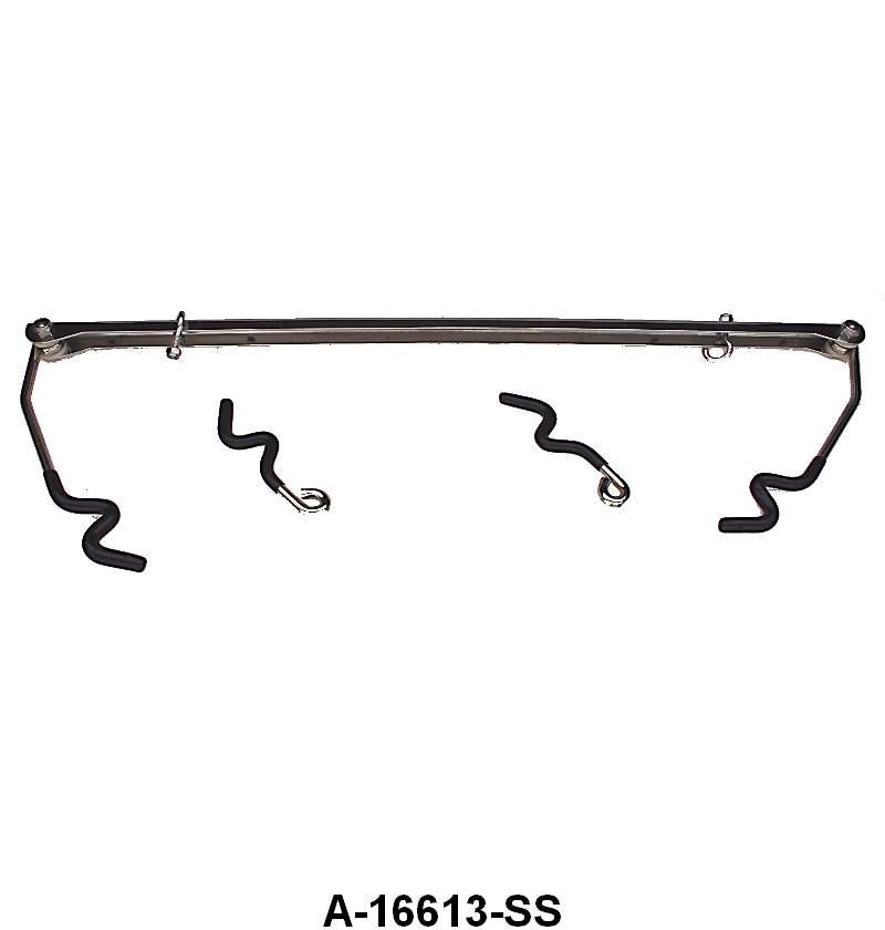 STAINLESS HOOD PROP KIT - 32-36 PASSENGER, 32-37 PICKUP