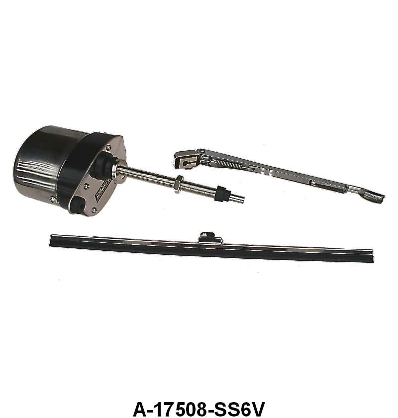 STAINLESS UNIVERSAL 6 VOLT ELECTRIC WIPER MOTOR - 32-36 ROADSTER/PHAETON