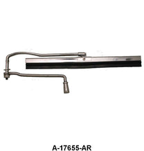 UNIVERSAL HAND OPERATED WIPER ARM WITH BLADE - CHROME