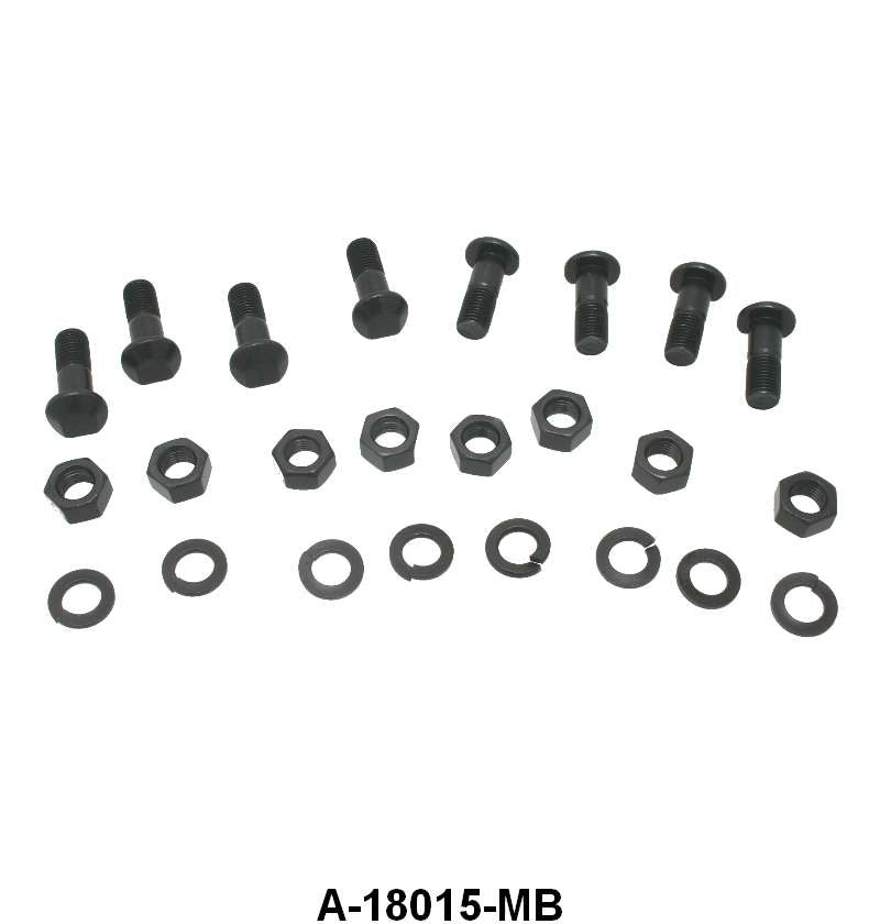 SHOCK TO FRAME MOUNTING BOLT SET - 32-36 PASS/PU  FOR 4 SHOCKS
