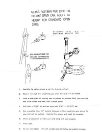 CHROME WIND WING BRACKETS - 32-35 ROADSTER/PHAETON