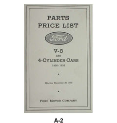 CHASSIS PARTS LIST - 32 PASSENGER, PICKUP