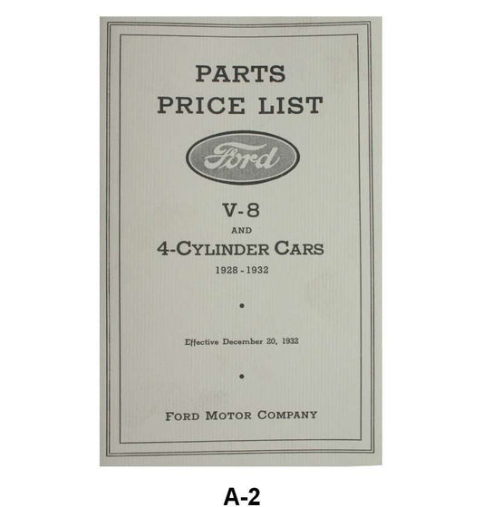 CHASSIS PARTS LIST - 32 PASSENGER, PICKUP