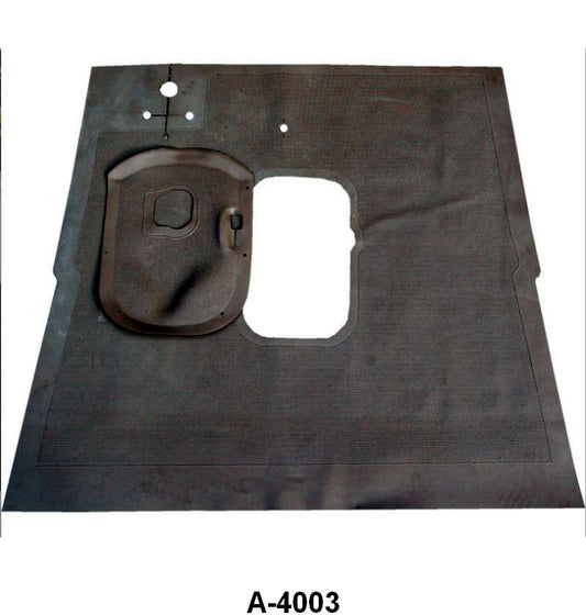 FRONT FLOOR MAT - 33-34 PASSENGER TAUPE, 2 PIECES