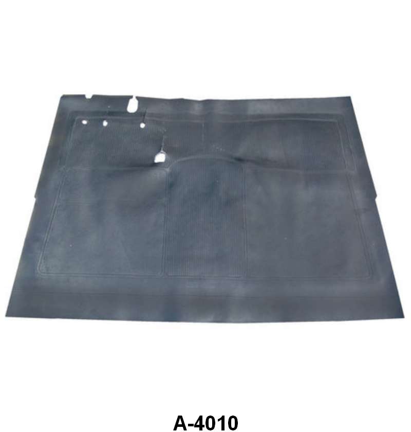 FRONT FLOOR MAT - 41-48 PASS/MERC (ALL BODY STYLES) BLACK