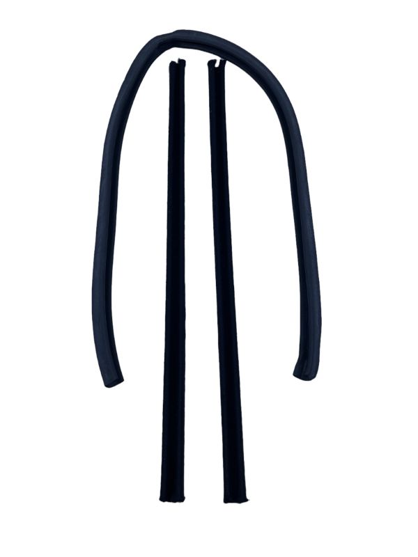 ROLL DOWN REAR WINDOW FELT KIT - 32-34 COUPE